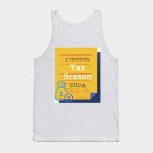 I Survived Tax Season for accountants, tax pros Tank Top